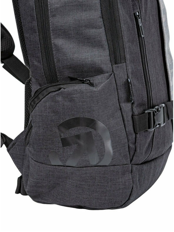 Meatfly Meatfly nahrbtnik Basejumper Charcoal Heather / Grey Heather 22 L