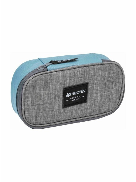Meatfly Meatfly XL svinčnikovo etui Pencil Case Aqua / Grey