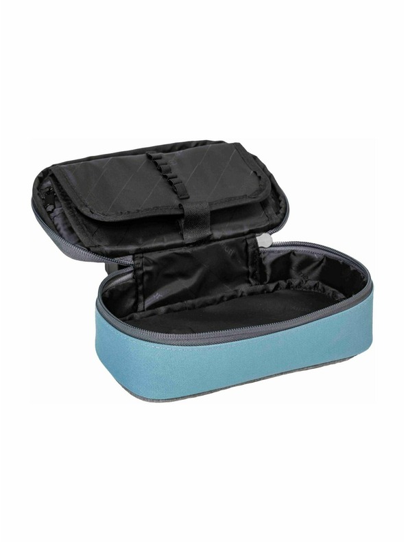 Meatfly Meatfly XL svinčnikovo etui Pencil Case Aqua / Grey