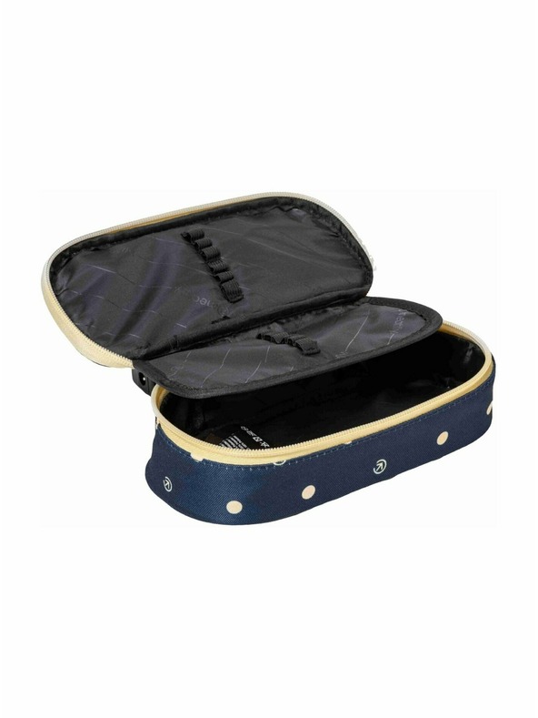 Meatfly Meatfly svinčnikovo etui Pencil Case Yellow Dots