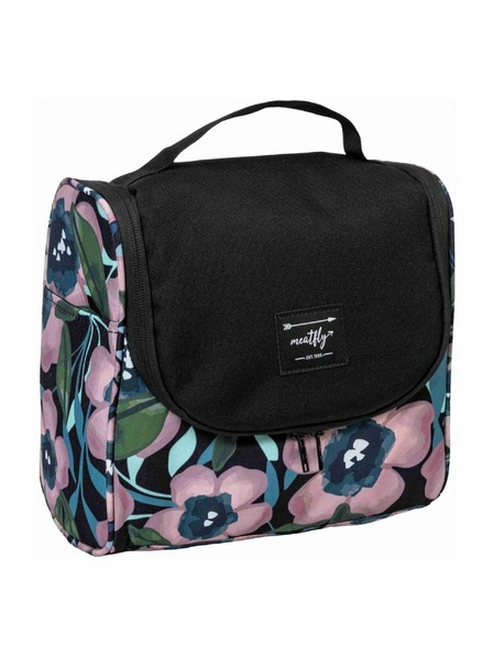 Meatfly Meatfly toaletna torba Cara Pink Flowers