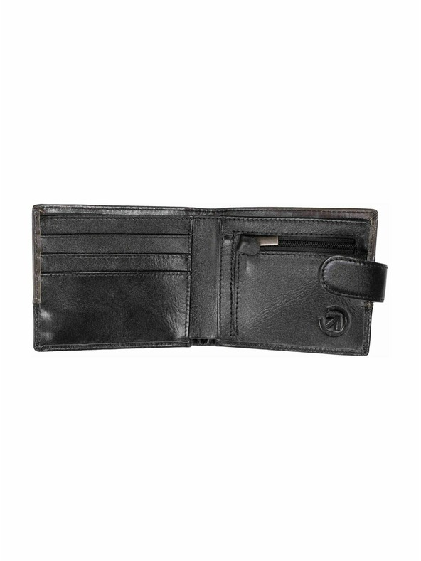 Meatfly Meatfly usnjeni denarnica Nathan Premium Grey