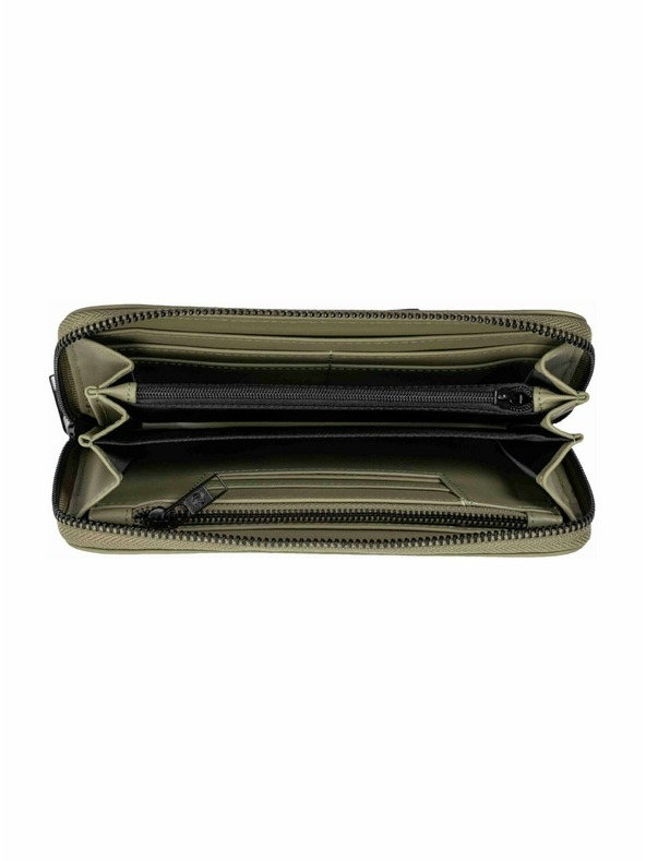 Meatfly Meatfly usnjeni denarnica Leila Premium Olive