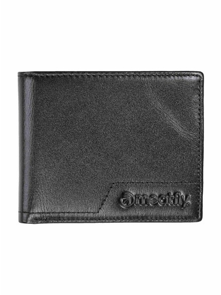 Meatfly Meatfly usnjeni denarnica Eliot Premium Black