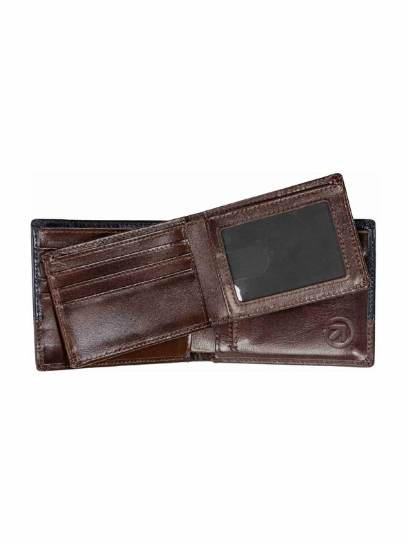 Meatfly Meatfly usnjeni denarnica Eddie Premium Navy / Brown