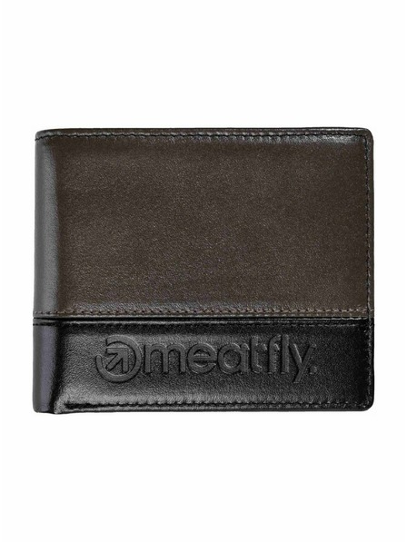 Meatfly Meatfly usnjeni denarnica Eddie Premium Grey