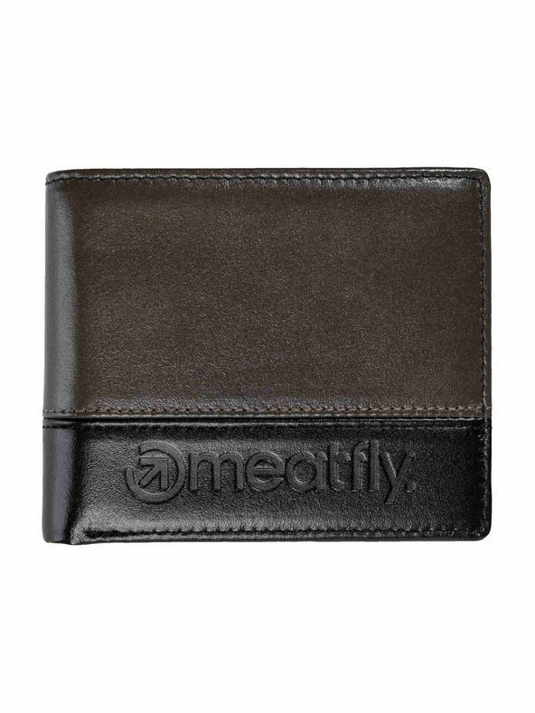 Meatfly Meatfly usnjeni denarnica Eddie Premium Grey