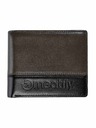 Meatfly Meatfly usnjeni denarnica Eddie Premium Grey