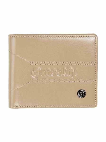 Meatfly Meatfly usnjeni denarnica Zac Premium Beige