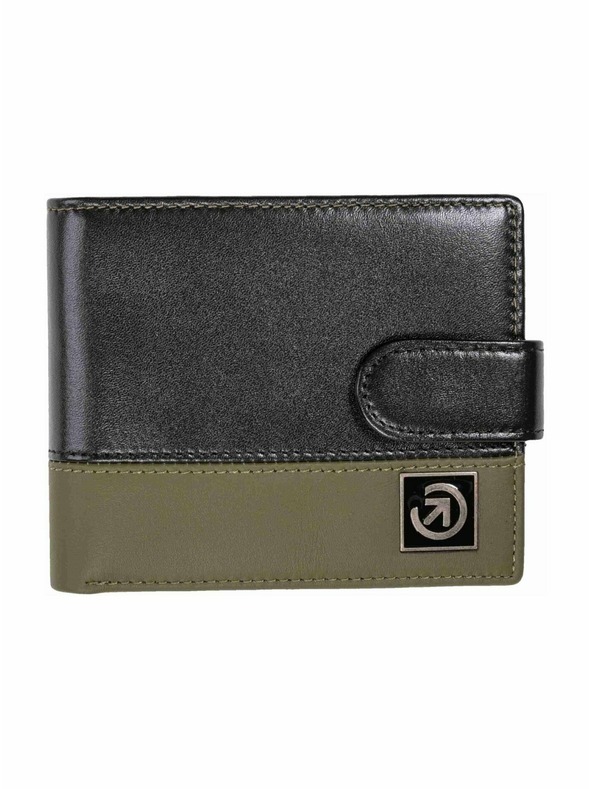 Meatfly Meatfly usnjeni denarnica Nathan Premium Olive / Black