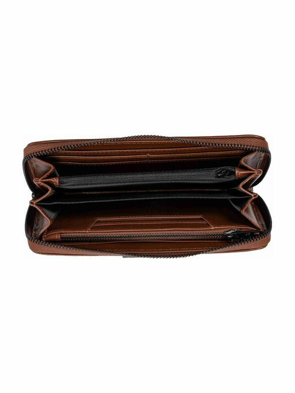 Meatfly Meatfly kožna denarnica Leila Premium Brown