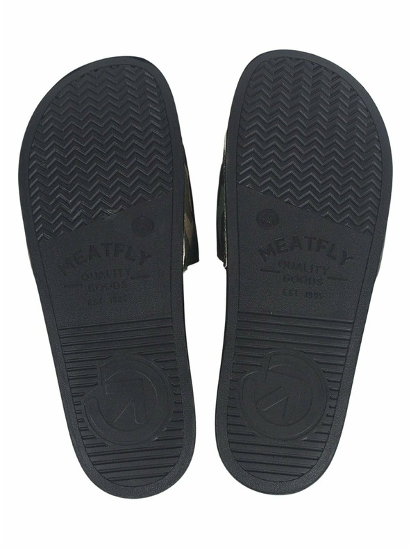 Meatfly Meatfly moške pantofle Hudson Black Camo Ripstop