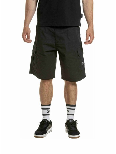 Meatfly Meatfly moške kratke hlače Syndrom Black Ripstop