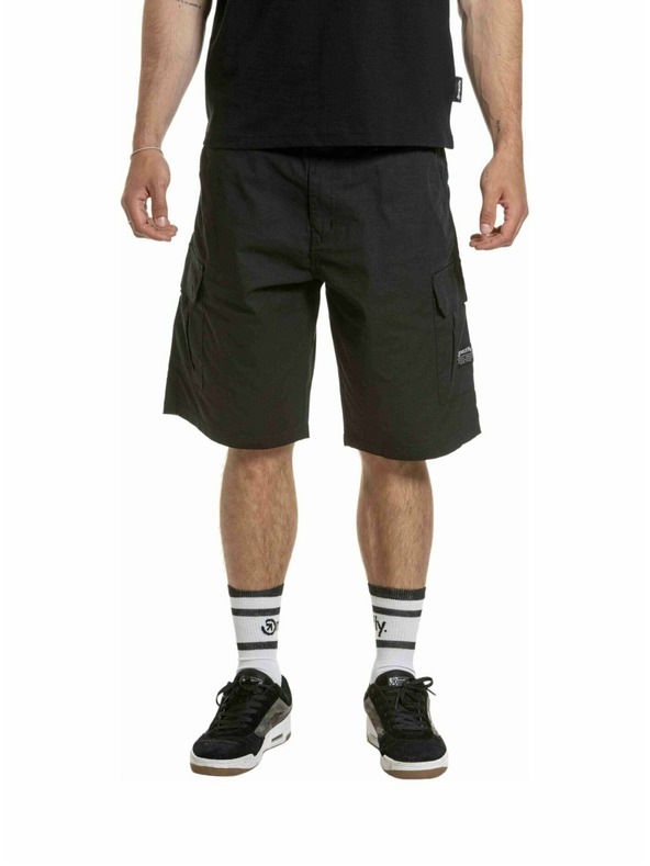 Meatfly Meatfly moške kratke hlače Syndrom Black Ripstop