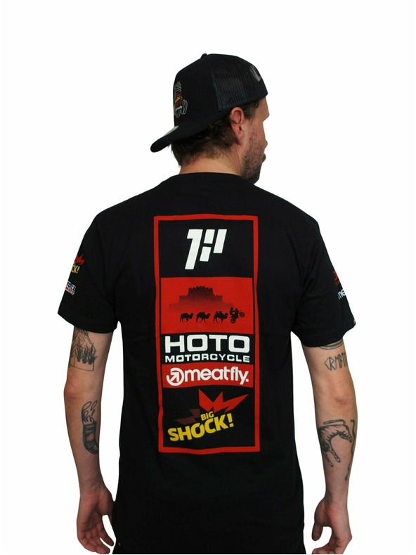 Meatfly Meatfly moške majice Dakar Beduin Black