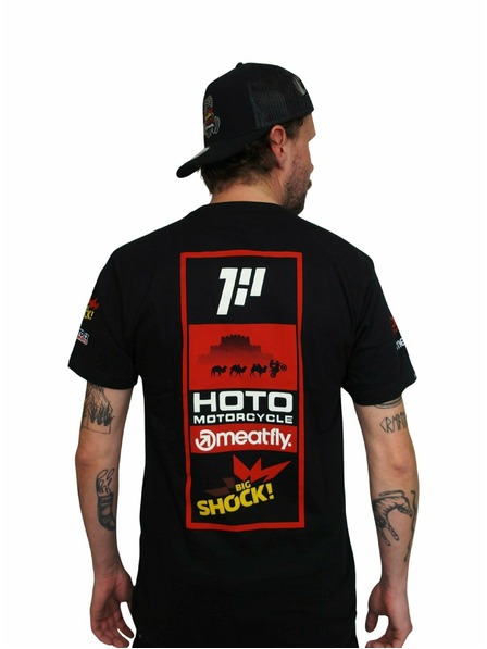 Meatfly Meatfly moške majice Dakar Beduin Black