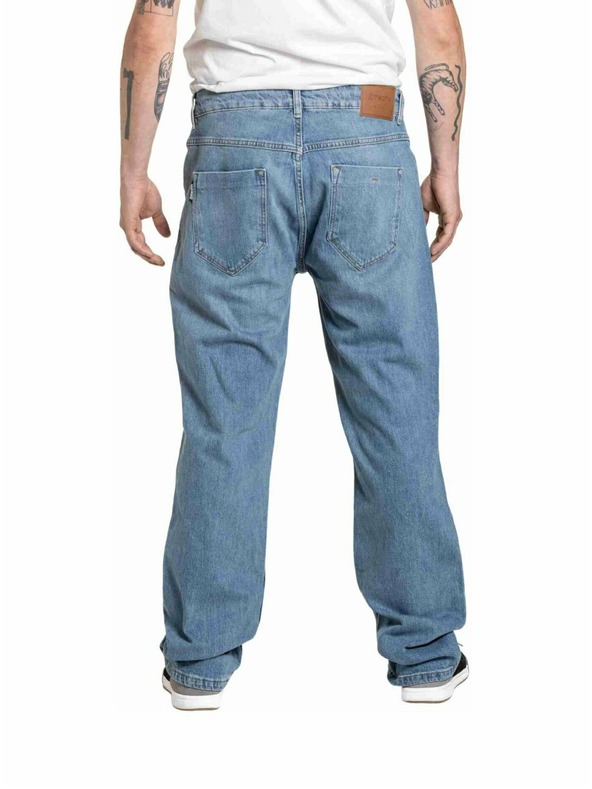 Meatfly Meatfly moške hlače Justyn Reborn Dirty Washed Denim