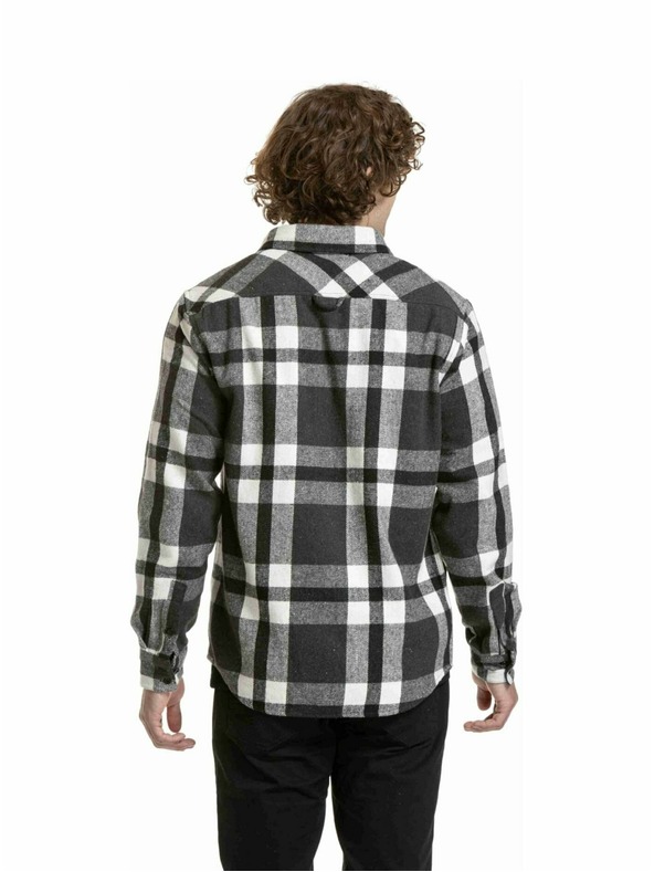 Meatfly Meatfly moška srajca Woody Premium Black