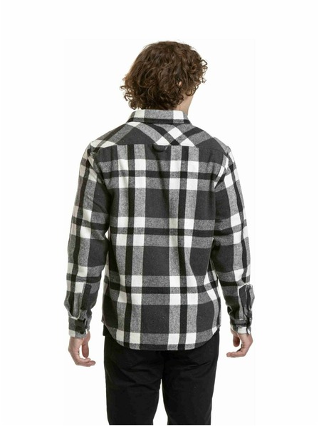 Meatfly Meatfly moška srajca Woody Premium Black