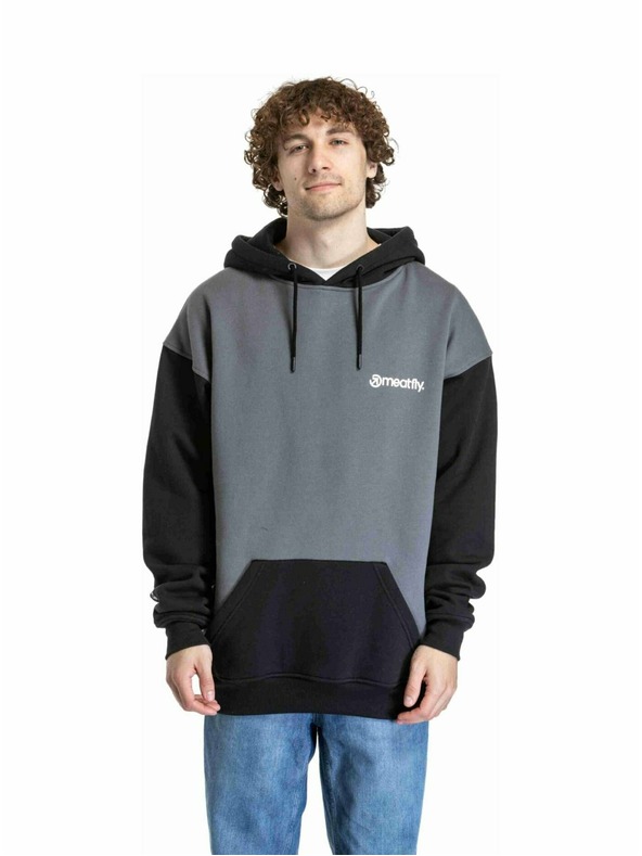 Meatfly Meatfly unisex majica Fry Black / Grey