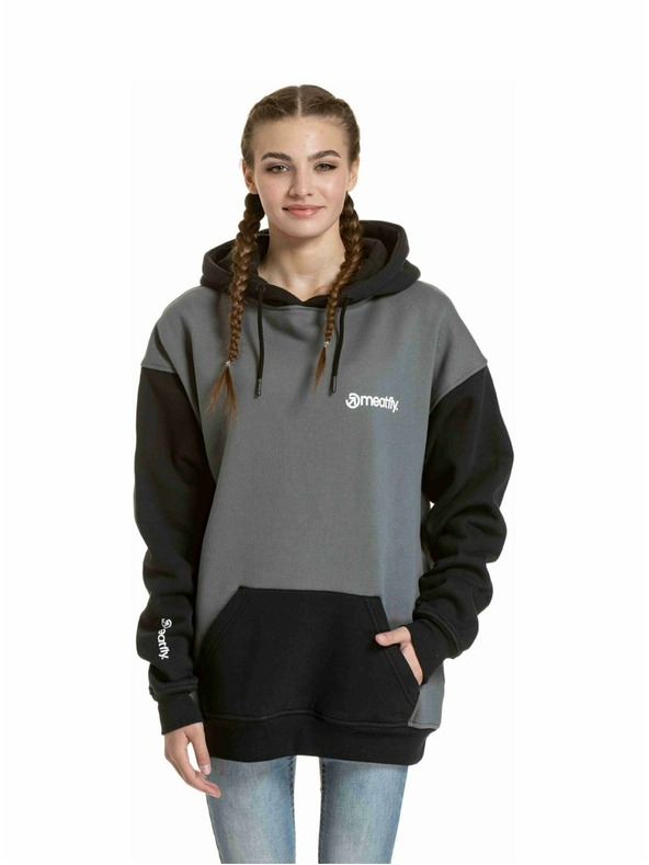 Meatfly Meatfly unisex majica Fry Black / Grey