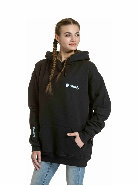 Meatfly Meatfly unisex majica Fry Black