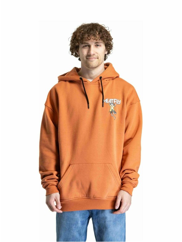 Meatfly Meatfly unisex majica Fry Sunbrun