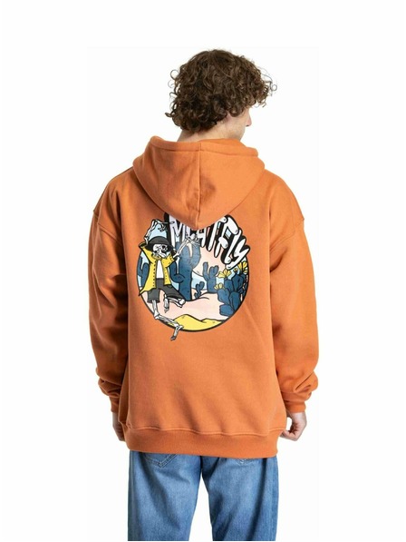 Meatfly Meatfly unisex majica Fry Sunbrun