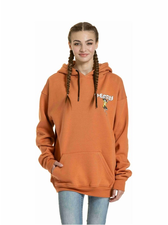 Meatfly Meatfly unisex majica Fry Sunbrun