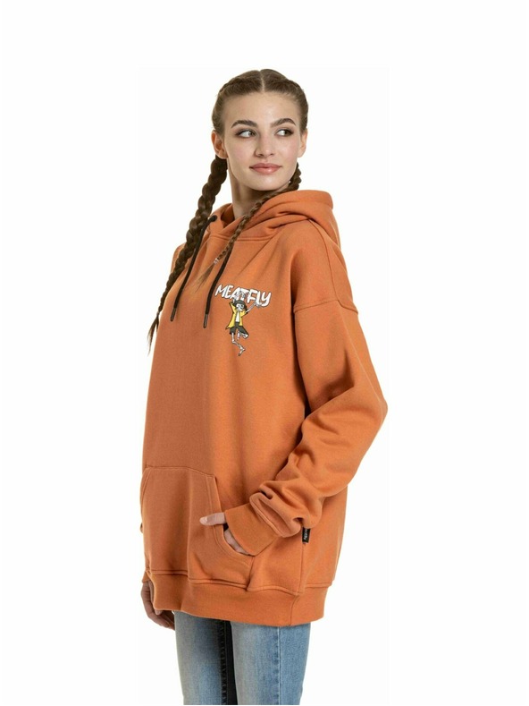 Meatfly Meatfly unisex majica Fry Sunbrun