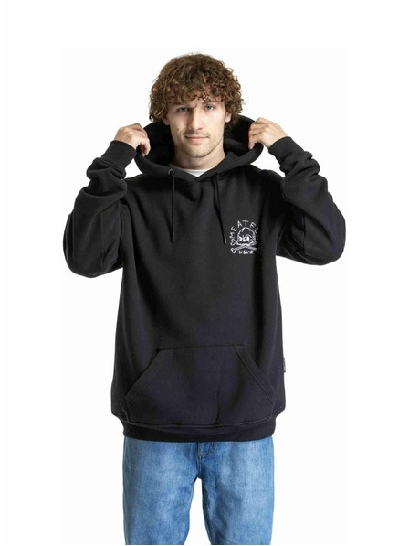 Meatfly Meatfly unisex majica Fry Skull Black