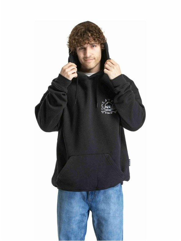 Meatfly Meatfly unisex majica Fry Skull Black