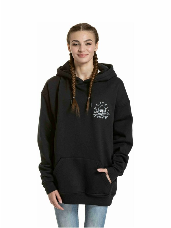 Meatfly Meatfly unisex majica Fry Skull Black