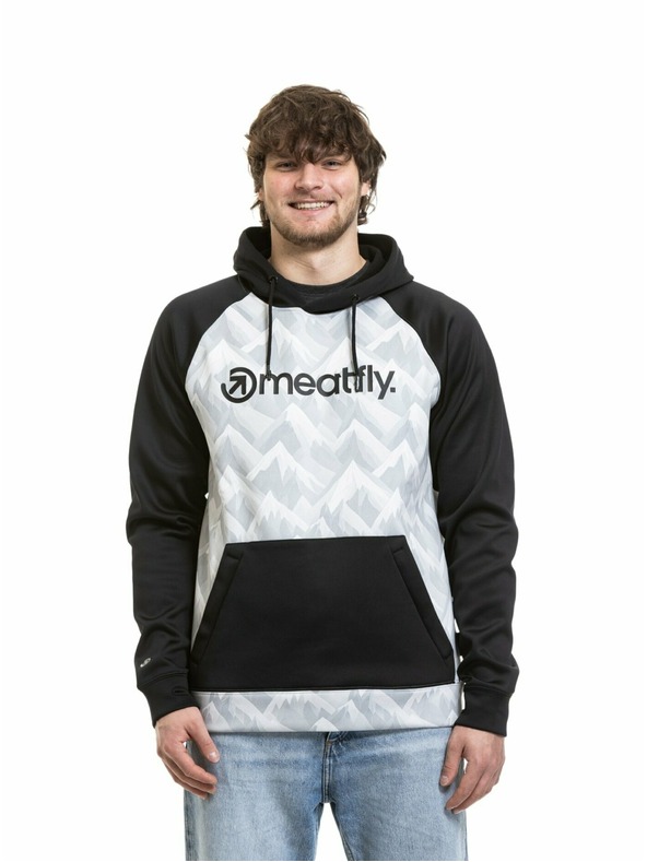 Meatfly Meatfly moška tehnična majica Gravel White Mountains