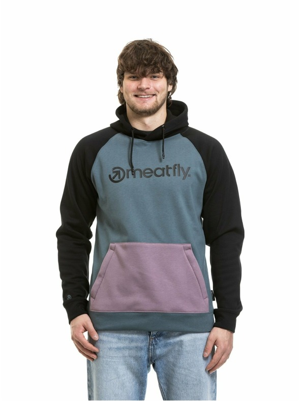 Meatfly Meatfly moška tehnična majica Gravel Orchid / Blue Sea