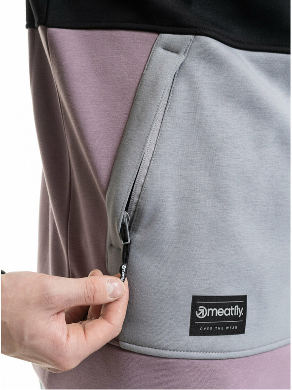 Meatfly Meatfly moška tehnična majica Tason Orchid / Gray