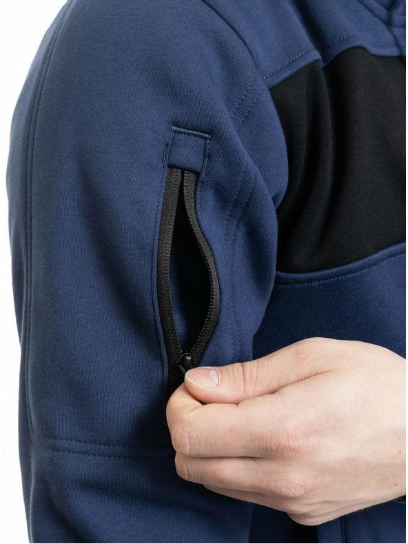 Meatfly Meatfly moška tehnična majica Josh Dark Ocean / Black