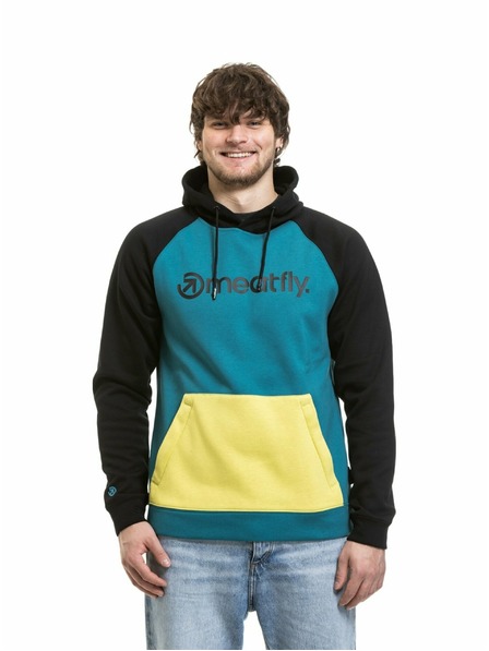 Meatfly Meatfly moška tehnična majica Gravel Hb Blue / Lime