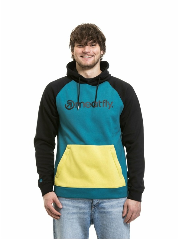 Meatfly Meatfly moška tehnična majica Gravel Hb Blue / Lime