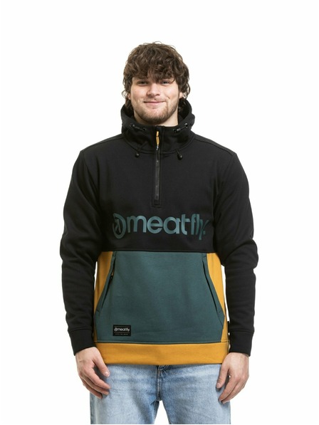 Meatfly Meatfly moška tehnična majica Tason Black / Chai Tea