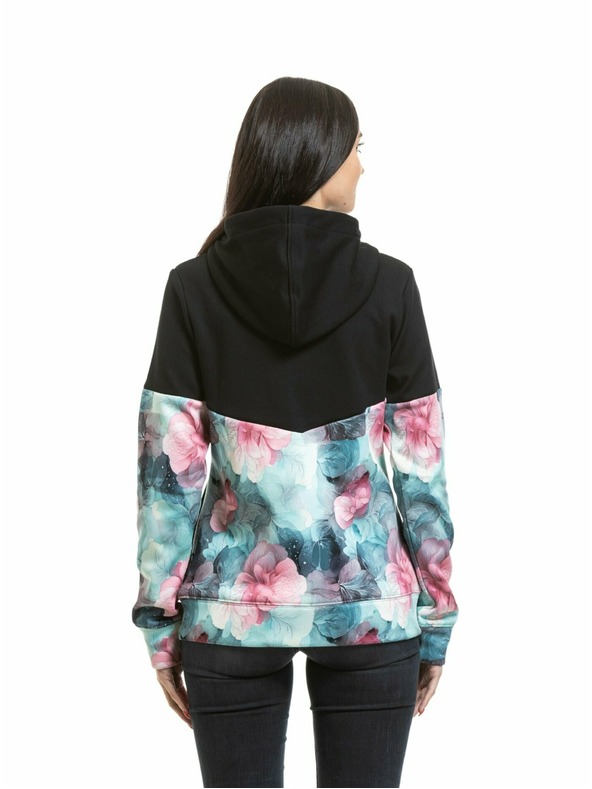 Meatfly Meatfly ženska tehnična majica Omni Black / Flower