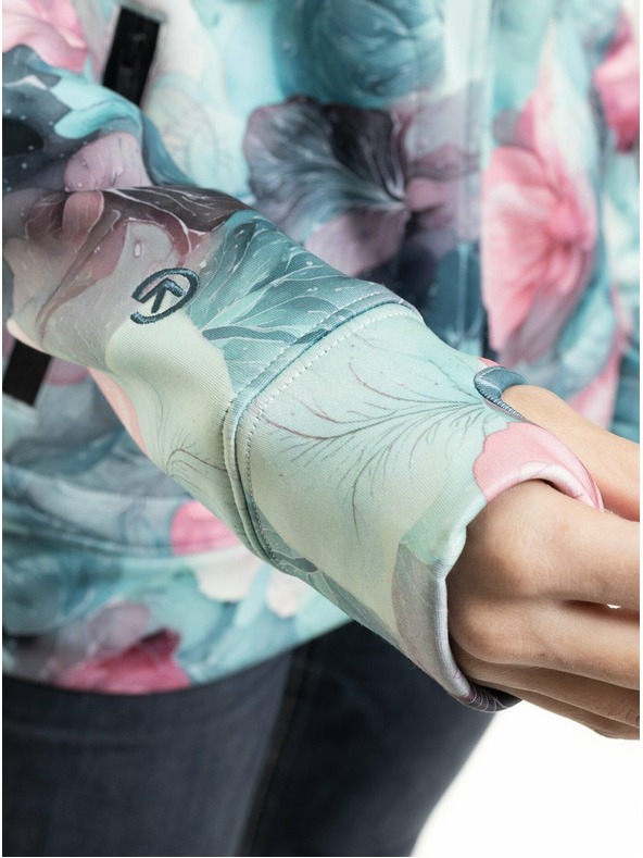 Meatfly Meatfly ženska tehnična majica Omni Black / Flower