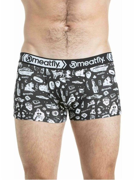 Meatfly Meatfly moške boksarice Balboa Double Pack Riot Act Seamless