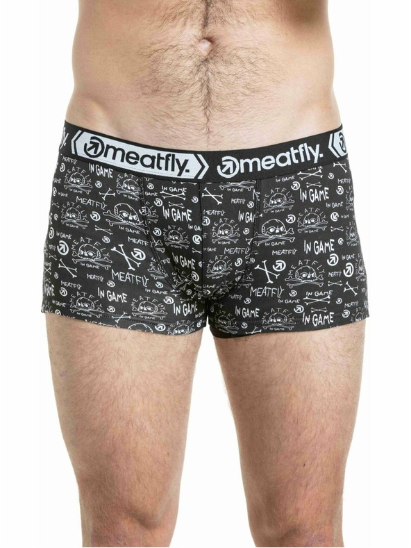 Meatfly Meatfly moške boksarice Balboa Double Pack Million Dollar Skull