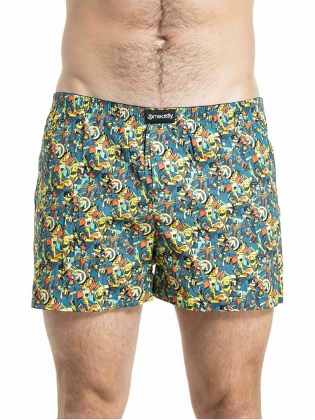 Meatfly Meatfly moške trenirke Agostino Blue Partyboi / Cityboi Double Pack