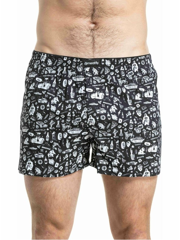 Meatfly Meatfly moške boksarice Agostino Riot Act Seamless Double Pack