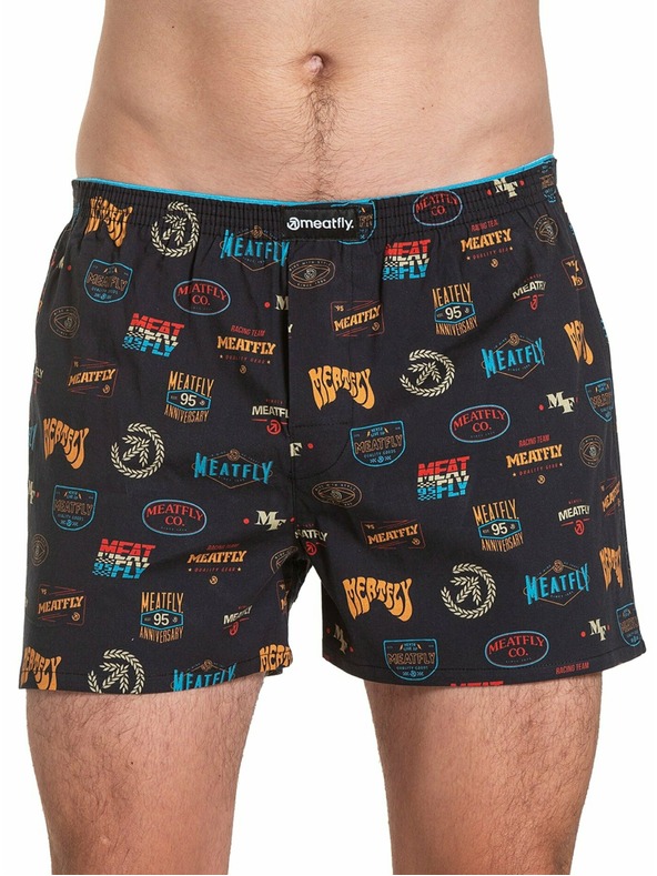 Meatfly Meatfly moške boksarice Agostino Double Pack H - Badges