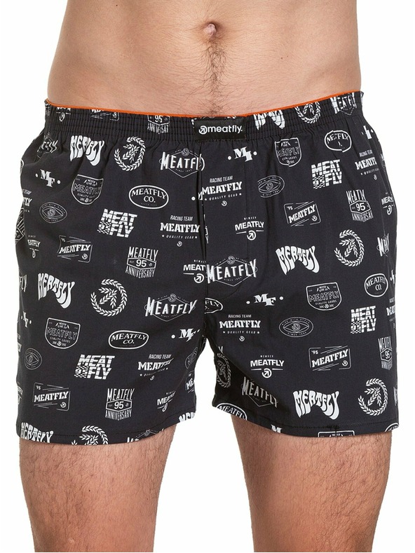 Meatfly Meatfly moške boksarice Agostino Double Pack H - Badges