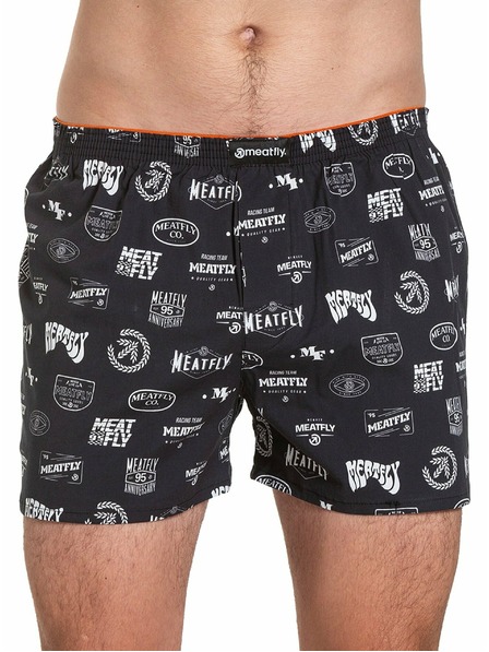 Meatfly Meatfly moške boksarice Agostino Double Pack H - Badges