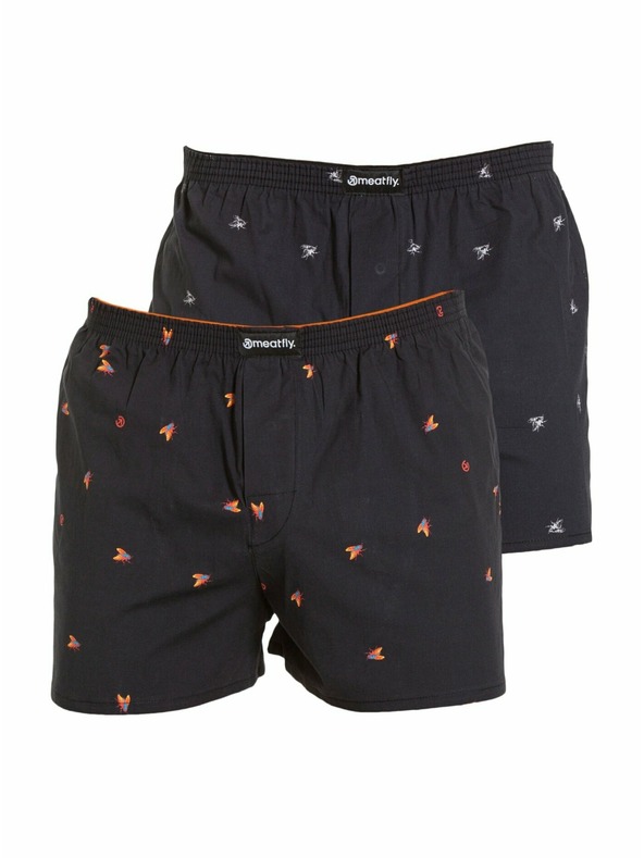 Meatfly Meatfly moške boksarice Agostino Double Pack I - Flies